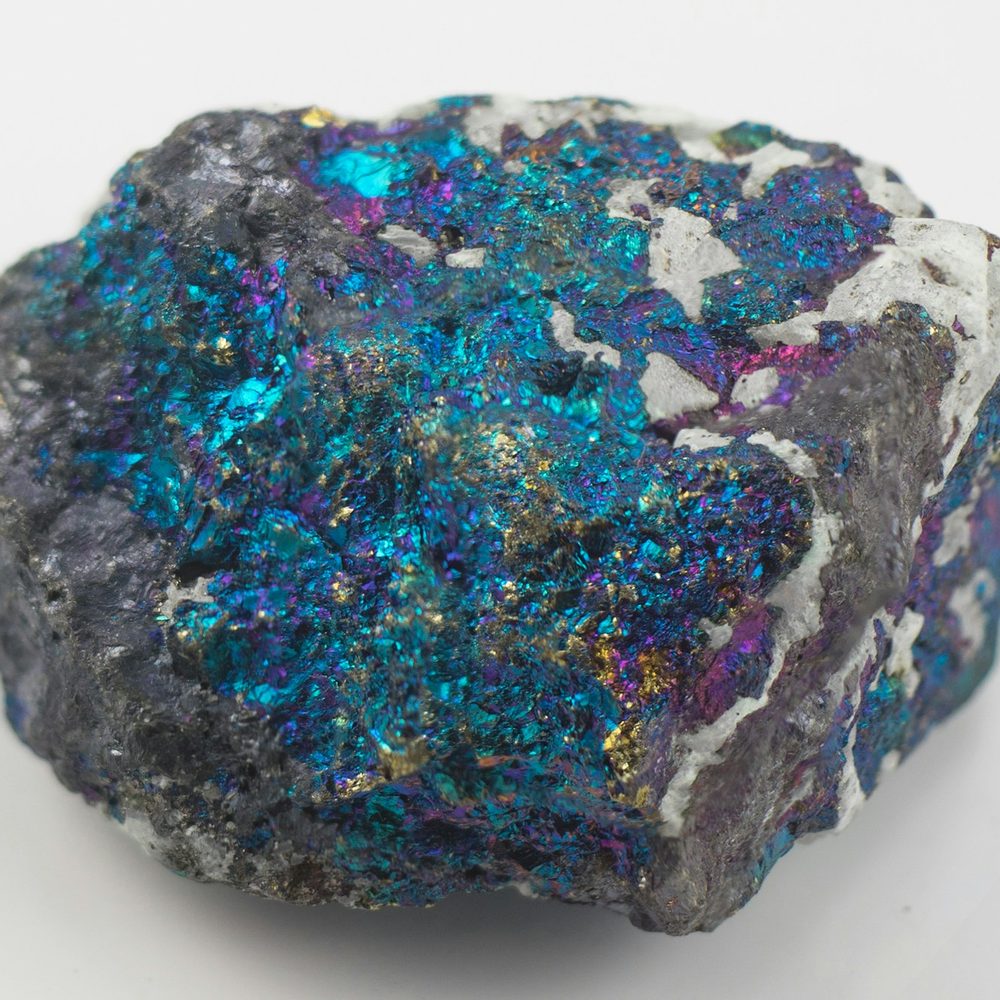 Labradorite bleu-gris polie